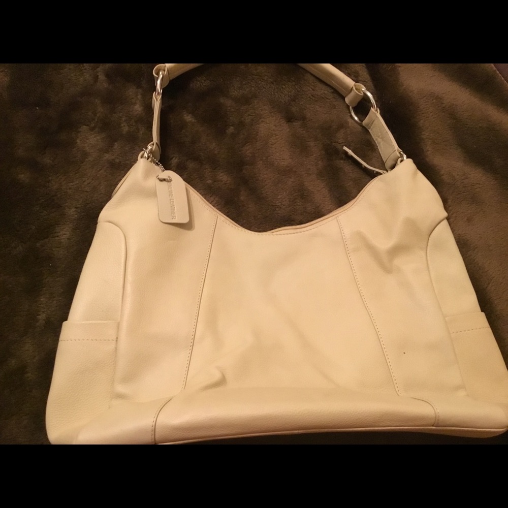Marco Avane Large Leather Handbag Purse Yellow